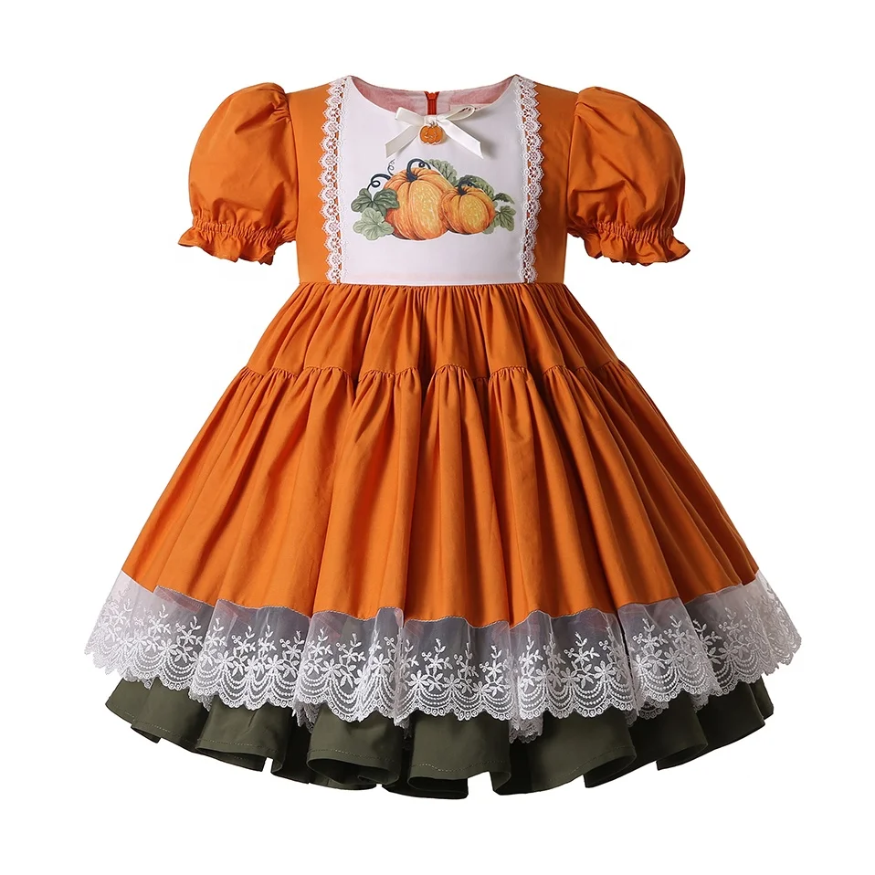 Wholesale Pettigirl New Halloween Pumpkin Orange Pageant Dresses for Children Girls Vintage Clothing Size2 3 4 5 6 7 8 10 12Yrs
Wholesale Pettigirl New Halloween Pumpkin Orange Pageant Dresses for Children Girls Vintage Clothing Size2 3 4 5 6 7 8 10 12Yrs