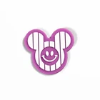 Wholesale custom design 3d silicone clothing emboss pvc label printing