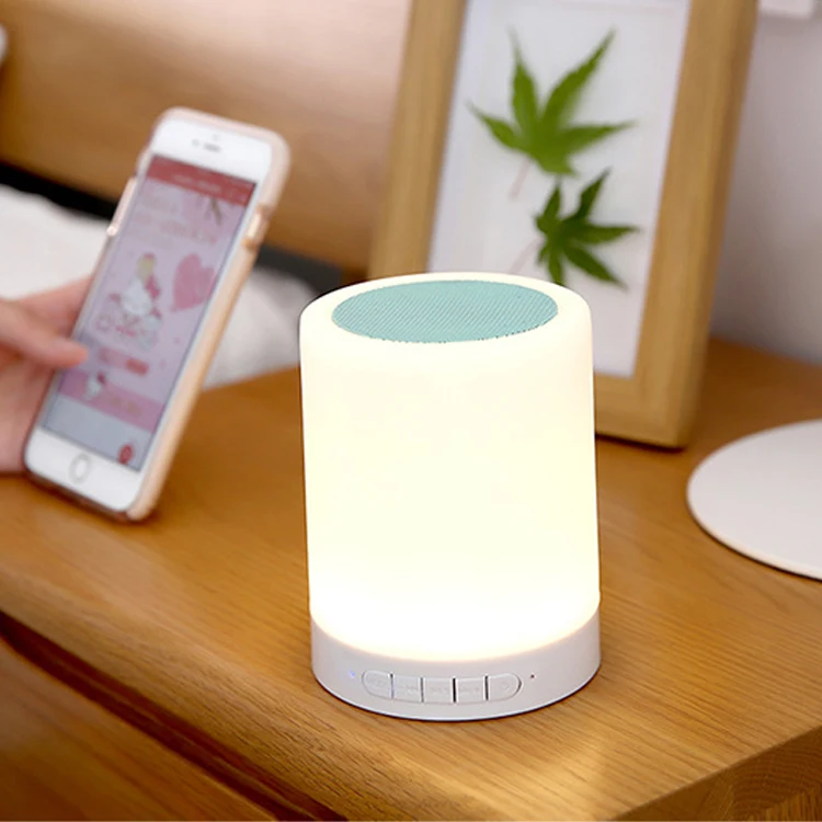 USB Rechargeable Built-in Battery 1800mAH RGB Smart Touch Control Mini Portable Table LED Night Lights