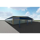 Steel structure portal metal building solar hangar plant frame warehouse/workshop