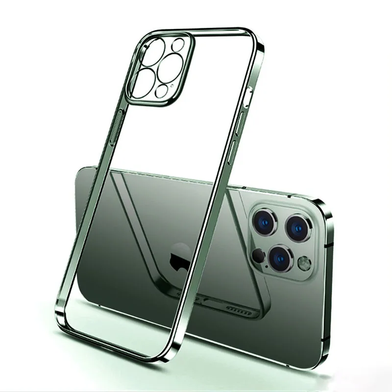 Wholesale Luxury Plating TPU Shock proof Clear Phone Case For iPhone 13 12 Pro Max 12 Pro 11 Pro 11 XR XS Max X 8 7 Plus
Wholesale Luxury Plating TPU Shock proof Clear Phone Case For iPhone 13 12 Pro Max 12 Pro 11 Pro 11 XR XS Max X 8 7 Plus