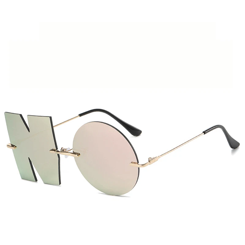 2023 Newest Custom Shades Polarized Designer Sunglasses Uv400 Gafas De Sol Letter NO Shape Personality Metal Frame Sunglasses
2023 Newest Custom Shades Polarized Designer Sunglasses Uv400 Gafas De Sol Letter NO Shape Personality Metal Frame Sunglasses