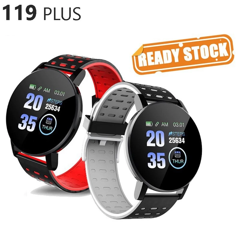 Kid's gifts smartwatch 119plus Watch new fitness tracker wrist bracelet band heart rate Call Message 119plus smart watch, 4 colors
Kid's gifts smartwatch 119plus Watch new fitness tracker wrist bracelet band heart rate Call Message 119plus smart watch, 4 colors