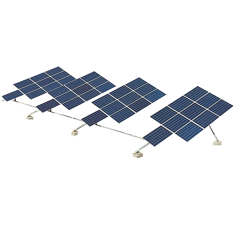 Solar roof mounting system 10kw 12kw 15kw  20kw tilted single axis solar sun tracker for solar energy systems