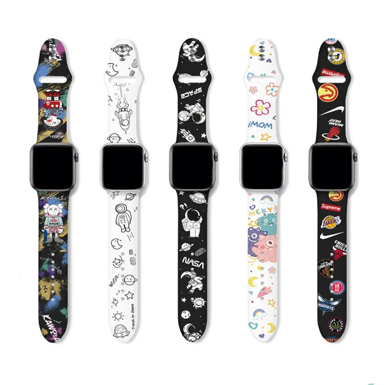 For 38/40mm Series 3 6 i Watch Band Correas Printed Sublimation Apple Watch Band Silicone
For 38/40mm Series 3 6 i Watch Band Correas Printed Sublimation Apple Watch Band Silicone