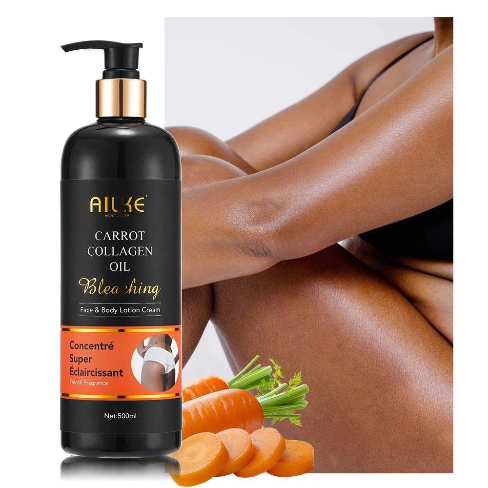2021AILKE Best Black Skin Collagen Carrot Oil Whitening Body Lotion Bleaching Face Cream & Lotion (old2), White cream
2021AILKE Best Black Skin Collagen Carrot Oil Whitening Body Lotion Bleaching Face Cream & Lotion (old2), White cream