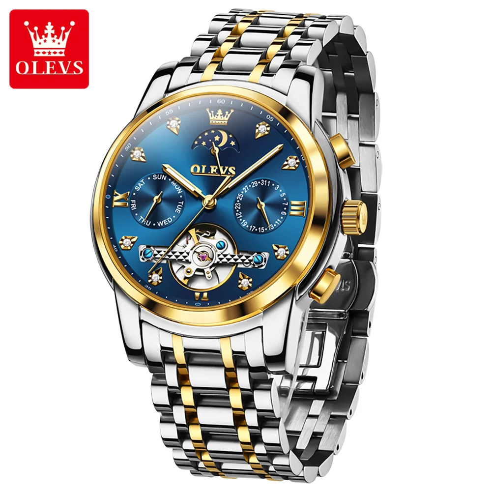 OLEVS 6678 oem customized man watch luxury watch Classic fashion wrist tourbillon waterproof wristwatches watch for men
OLEVS 6678 oem customized man watch luxury watch Classic fashion wrist tourbillon waterproof wristwatches watch for men
