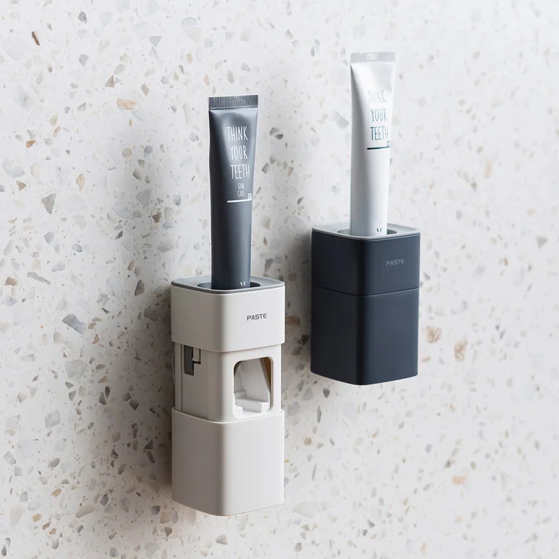 Plastic Bathroom Accessories Set Wall-mounted punch-free toothpaste holder Automatic toothpaste squeezer, White/pink/blue/navy blue
Plastic Bathroom Accessories Set Wall-mounted punch-free toothpaste holder Automatic toothpaste squeezer, White/pink/blue/navy blue