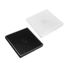 New design tempered light touch panel switch glass with low price