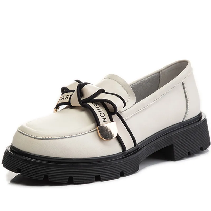 Dropshipping Custom Logo Women Fashion Genuine Leather Shoes 2021 New Bow-knot British Style Footwear Comfort Slip-on Loafers
Dropshipping Custom Logo Women Fashion Genuine Leather Shoes 2021 New Bow-knot British Style Footwear Comfort Slip-on Loafers
