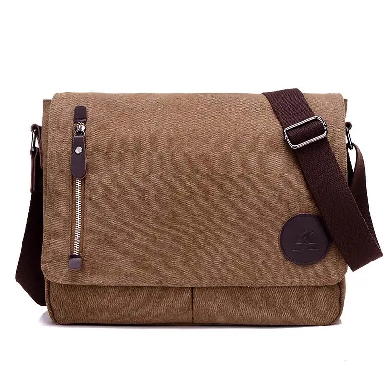 Mens Multifunction Canvas Messenger Bag Shoulder Crossbody Travel Hiking School Laptop Bag, Black, coffee
Mens Multifunction Canvas Messenger Bag Shoulder Crossbody Travel Hiking School Laptop Bag, Black, coffee