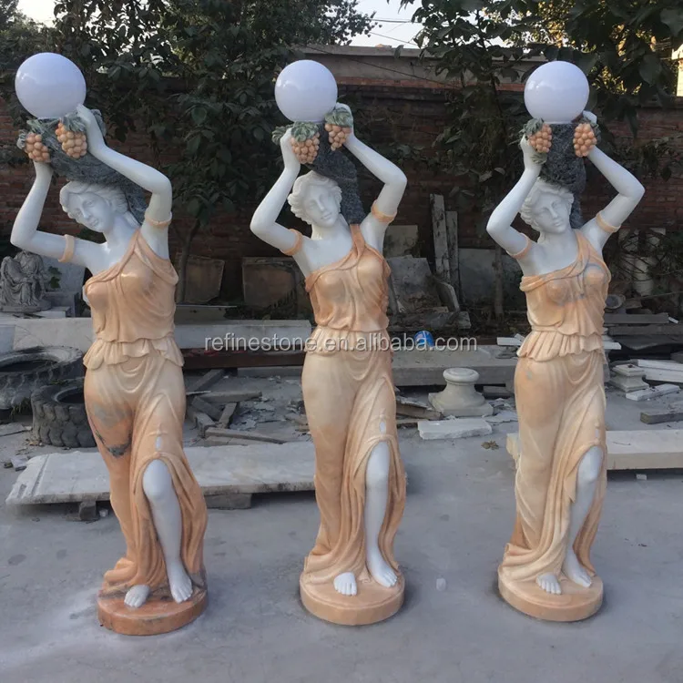 carvings of fine stone statues, marble sculpture and figurines