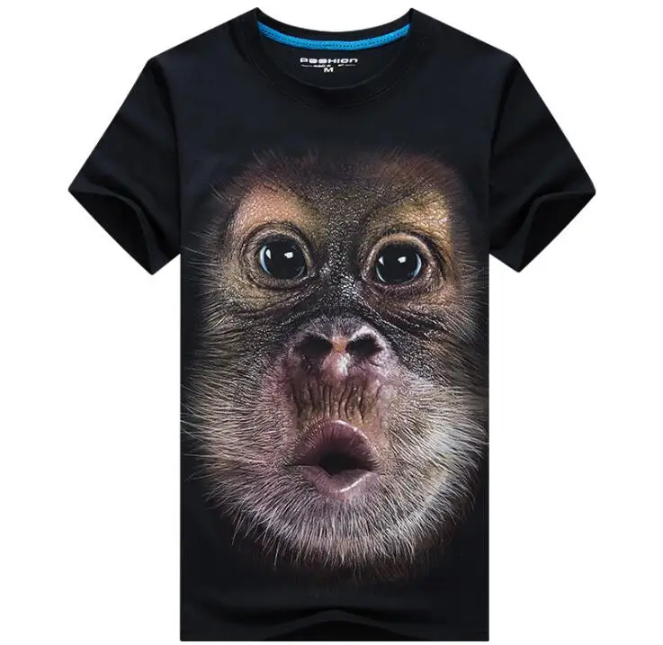 Summer fashion creative big size wide three-dimensional pine cotton T-shirt printed men's short sleeve 3D T-shirt
Summer fashion creative big size wide three-dimensional pine cotton T-shirt printed men's short sleeve 3D T-shirt