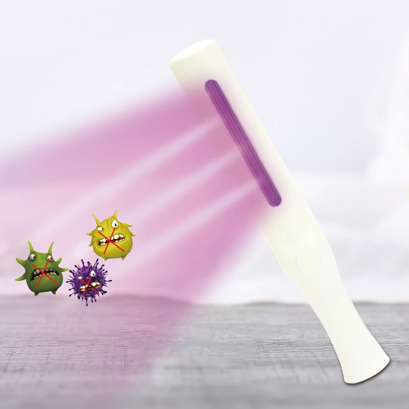 Pocket Travel UV Sterilizer Wand Portable UV Sanitary Lamp for Cell Phones Clothing Bags Keyboard
Pocket Travel UV Sterilizer Wand Portable UV Sanitary Lamp for Cell Phones Clothing Bags Keyboard