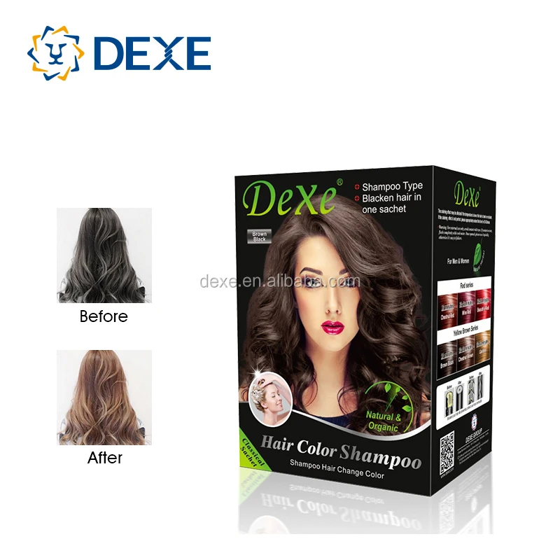 Dexe Hair Color Shampoo Color Hair Like Normally Washing Hair