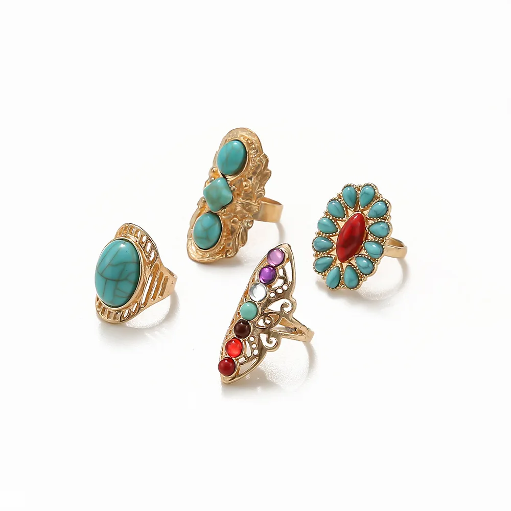 3PC/SET Vintage Antique Natural Stone Ring Fashion Jewelry Gift Blue turquoises Finger Ring For Women Wedding Anniversary Rings
3PC/SET Vintage Antique Natural Stone Ring Fashion Jewelry Gift Blue turquoises Finger Ring For Women Wedding Anniversary Rings