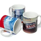 Christmas gifts sublimation ceramic mugs print logo photo coated