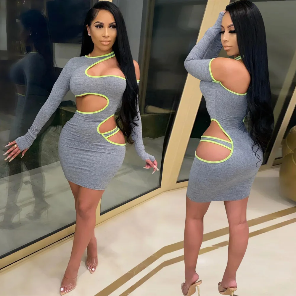 2021 Spring Trending hollow out night club dresses women casual ladies fashion long sleeve dress
2021 Spring Trending hollow out night club dresses women casual ladies fashion long sleeve dress