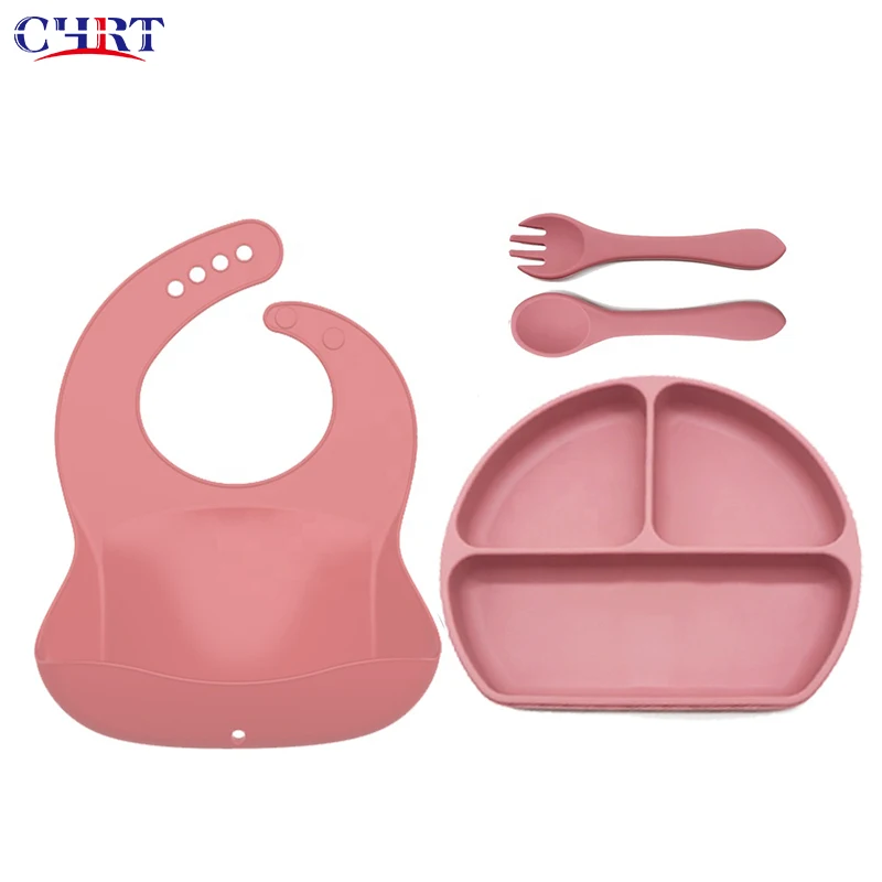 CHRT Bpa Free Eco-friendly toddler plate silicone plate baby baby feeding silicone set for baby and children 
CHRT Bpa Free Eco-friendly toddler plate silicone plate baby baby feeding silicone set for baby and children
