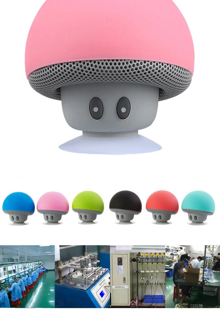 2019 Cheap Custom Cute Mini music Silicone Multifunctional Wireless Speakers Portable Outdoor Mushroom Bluetooth Speaker - ANKUX.COM