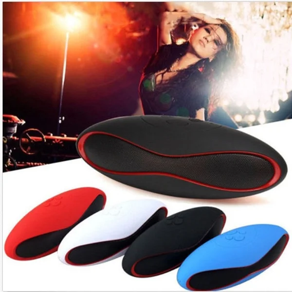 Amazon New X6 LED Mini Party DJ Bass Portable Wireless Bluetooth Speaker with FM Radio TF Mic USB - ANKUX.COM