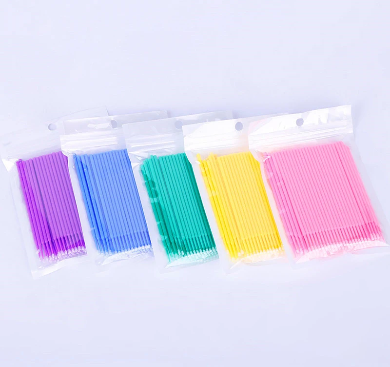 100Pcs Durable Micro Disposable Eyelash Extension Individual Applicators Mascara Brush for Make up and Clean, 7color
100Pcs Durable Micro Disposable Eyelash Extension Individual Applicators Mascara Brush for Make up and Clean, 7color