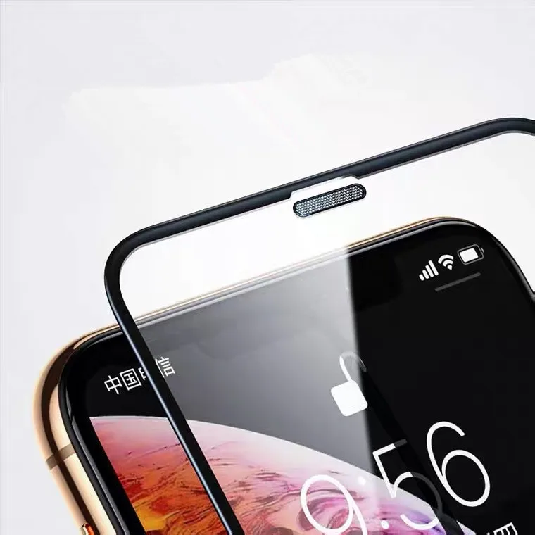Anti dust Tempered Glass Screen Protector For Iphone 11 Film 9H Tempered glass with Speaker shiled sceen protector for iphone 12, Black
Anti dust Tempered Glass Screen Protector For Iphone 11 Film 9H Tempered glass with Speaker shiled sceen protector for iphone 12, Black