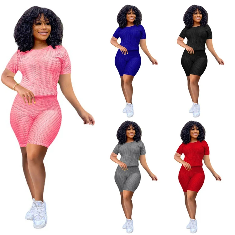 D96699 2021 hot sale Sports Yoga Pants Set solid color women 2 piece set clothing short sleeve yoga suit fitness
D96699 2021 hot sale Sports Yoga Pants Set solid color women 2 piece set clothing short sleeve yoga suit fitness