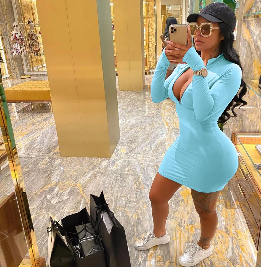 2021 spring long sleeve sexy blue bodycon dress summer fashion casual dresses for women
2021 spring long sleeve sexy blue bodycon dress summer fashion casual dresses for women