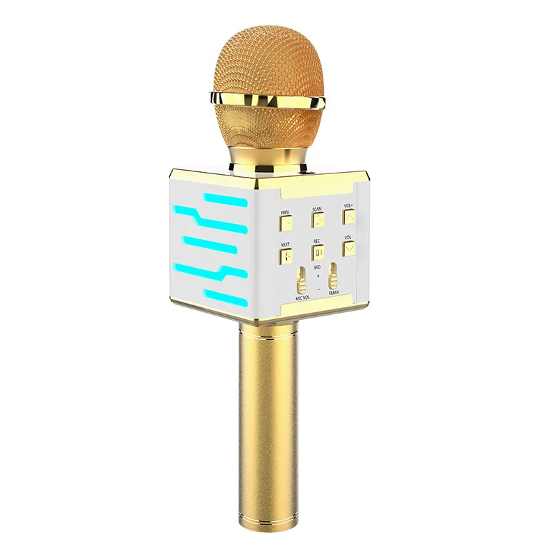 DS868 LED Lights Professional Handheld Echo Recording Mobile Wireless Karaoke Microphone Speaker, Black, rose gold,,gold,red,silver etc.
DS868 LED Lights Professional Handheld Echo Recording Mobile Wireless Karaoke Microphone Speaker, Black, rose gold,,gold,red,silver etc.