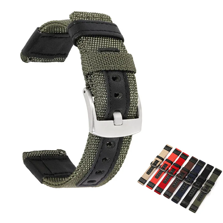 Yunse Custom High-End Luxury Leather & Canvas Hybrid Watch Band Two Pieces Watch Straps 20mm Wristband Cuff Leather Strap
Yunse Custom High-End Luxury Leather & Canvas Hybrid Watch Band Two Pieces Watch Straps 20mm Wristband Cuff Leather Strap