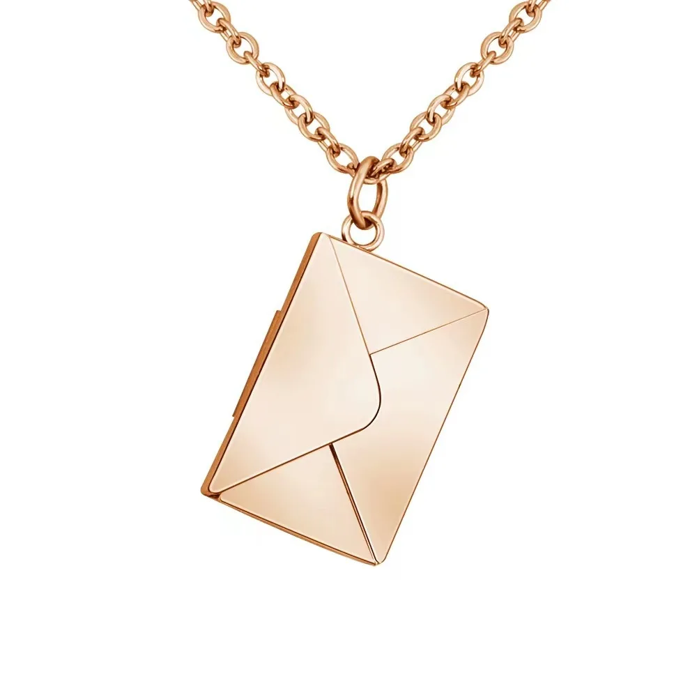 DAIHE 2023 New Fashion Fine Jewelry Custom Envelopes Stainless Steel Necklace For Women
DAIHE 2023 New Fashion Fine Jewelry Custom Envelopes Stainless Steel Necklace For Women