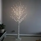 Fashion lite 4FT 48 LED Light Winter Birch Decorative Tree Led Light Birch Trees 4 Feet