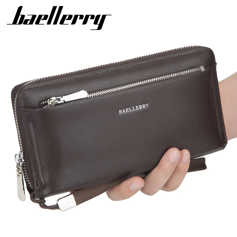 Baellerry 1081 Men Wallet Business Long Style Card Holder Male Purse PU Leather Zipper Big Capacity Luxury Wallet For Men Clutch
Baellerry 1081 Men Wallet Business Long Style Card Holder Male Purse PU Leather Zipper Big Capacity Luxury Wallet For Men Clutch