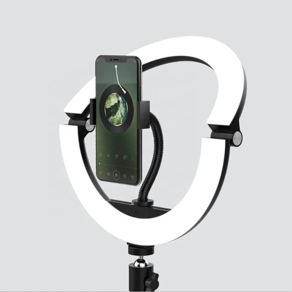 10 Inch OEM 3 Mode Professional Makeup Artist Studio LED Fill Ring Light for Youtube Selfie
10 Inch OEM 3 Mode Professional Makeup Artist Studio LED Fill Ring Light for Youtube Selfie