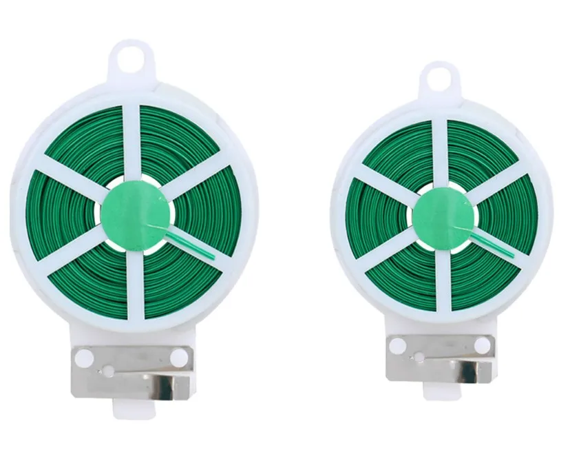 50m Garden Tie With Bag Plastic Wire Binding Line Plants Flower Cucumber Grape Rattan Greenhouse Garden Supplies, Green
50m Garden Tie With Bag Plastic Wire Binding Line Plants Flower Cucumber Grape Rattan Greenhouse Garden Supplies, Green