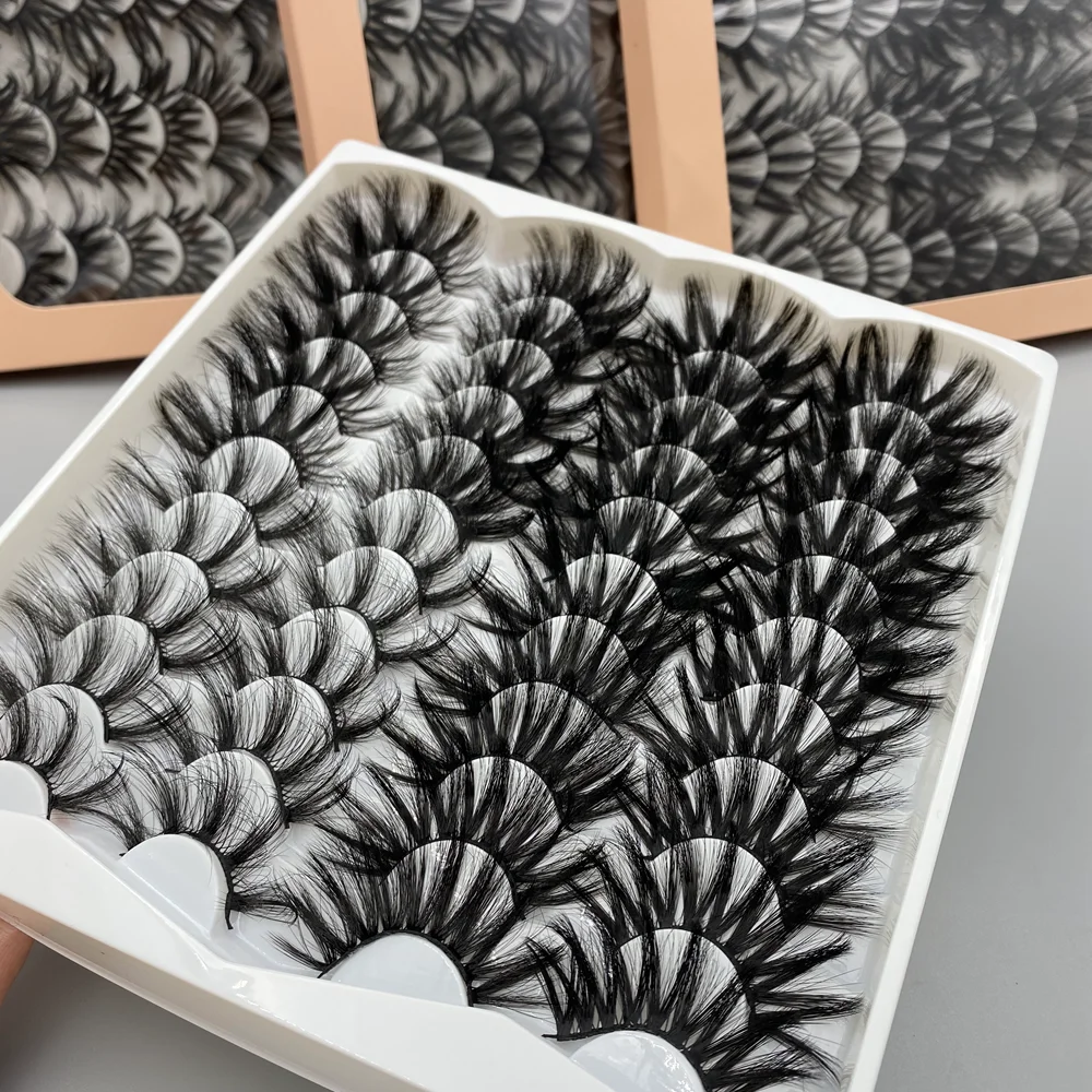 New Design Custom Eyelash Packing 20 Pair Set 3d Silk False Eye Lashes Own Brand 25mm Wholesale Faux Mink Eyelashes, Natural black eyelashes
New Design Custom Eyelash Packing 20 Pair Set 3d Silk False Eye Lashes Own Brand 25mm Wholesale Faux Mink Eyelashes, Natural black eyelashes
