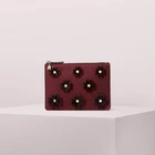 Fashion design cow leather clutch bag pouch women handbags