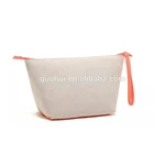 Custom Factory design Mini eco cotton canvas zipper pouch for storage