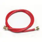 Washing machine washer hose with hose coupling