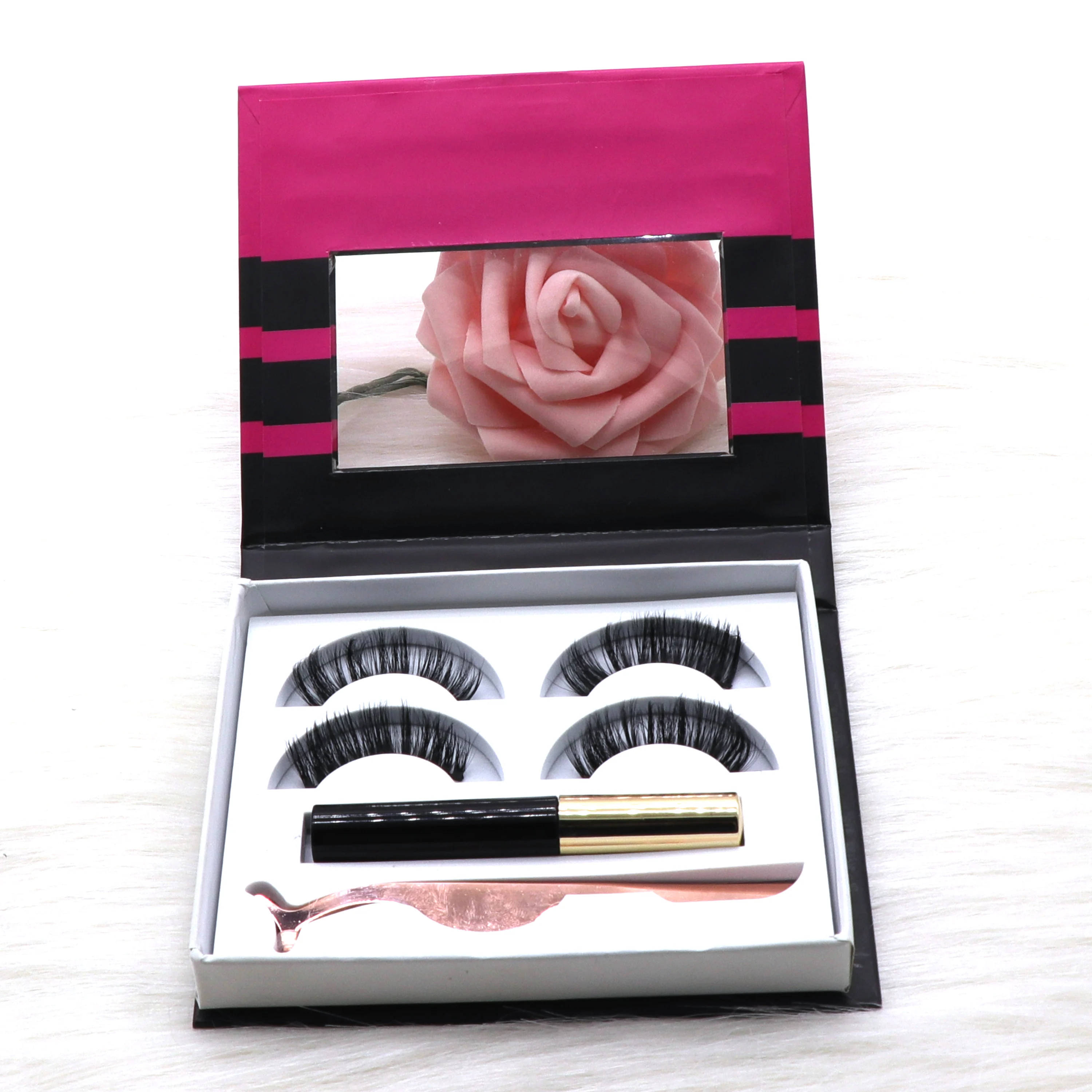 Wholesale Private Label Eyelashes Kit Best Magnetic Lashes boxes mink eyelash magnetic lahes with liner
Wholesale Private Label Eyelashes Kit Best Magnetic Lashes boxes mink eyelash magnetic lahes with liner