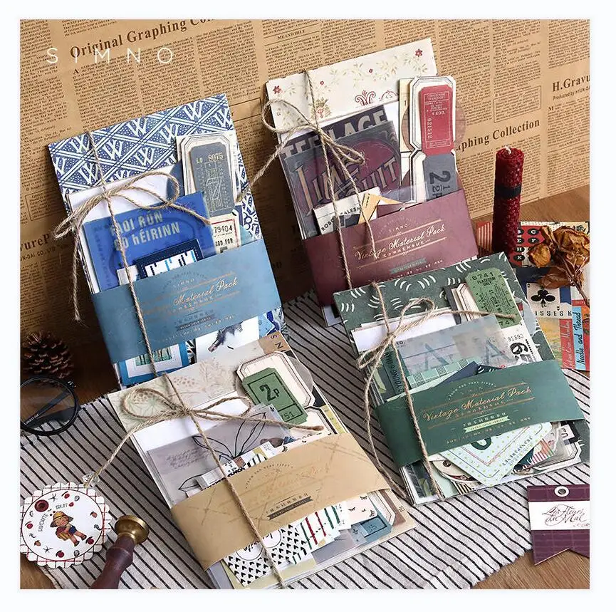 88 Pcs Retro Wandering Series Material Paper Journal Decoration Memo Pad stationery products Vintage Scrapbooking Supplies 
88 Pcs Retro Wandering Series Material Paper Journal Decoration Memo Pad stationery products Vintage Scrapbooking Supplies