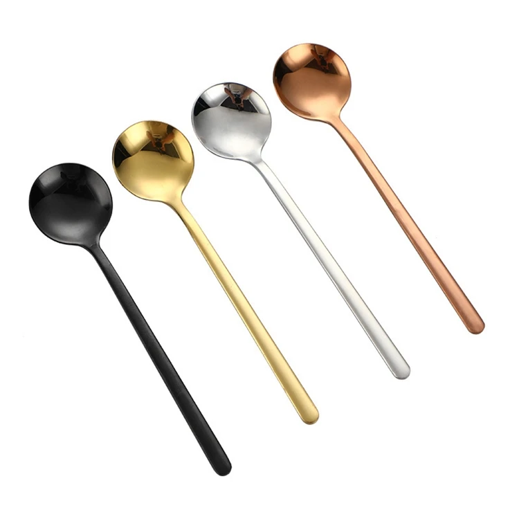 Wholesale Stainless Steel Coffee Spoon Long Handle Tea Spoons Kitchen Hot Drinking Flatware, Sliver
Wholesale Stainless Steel Coffee Spoon Long Handle Tea Spoons Kitchen Hot Drinking Flatware, Sliver
