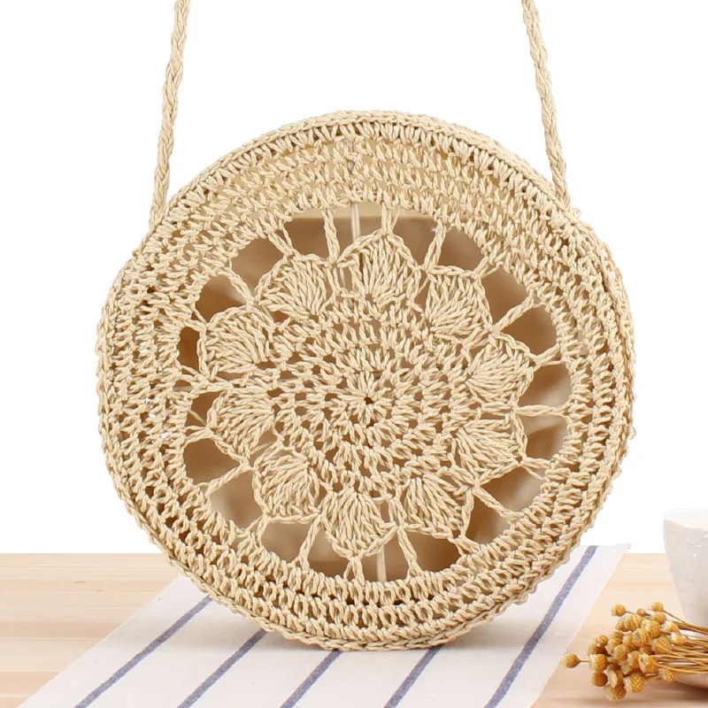 New Round Shoulder Woven Bags Ins Summer Straw Tote Straw Woven Bags Cake Female Quality Rattan Crossbody Beach Bag, Two
New Round Shoulder Woven Bags Ins Summer Straw Tote Straw Woven Bags Cake Female Quality Rattan Crossbody Beach Bag, Two