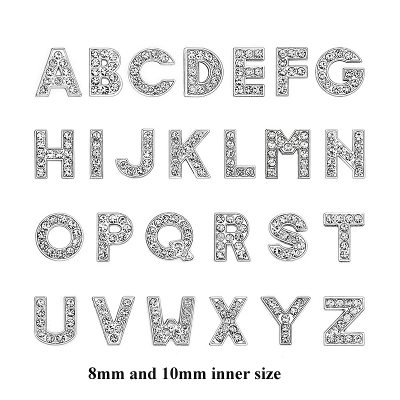 Wholesale Metal letters of an alphabet zamak accessories diy bracelet spacer letter rhinestone crystal beads
Wholesale Metal letters of an alphabet zamak accessories diy bracelet spacer letter rhinestone crystal beads