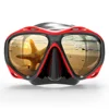 Professional Low Volume Adult Tempered glass Mask For Diving