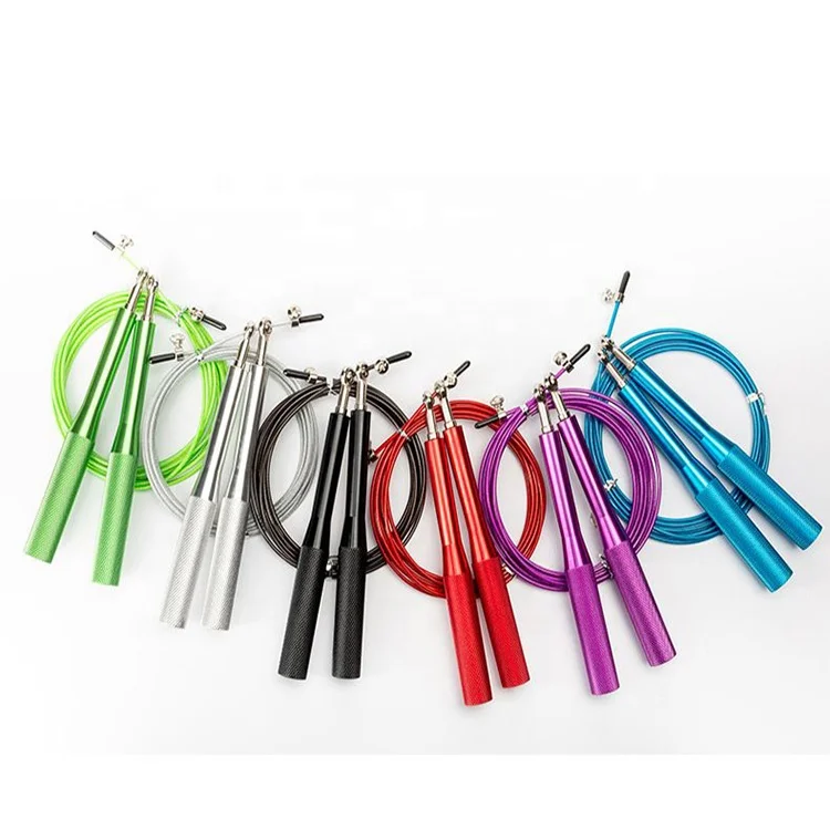 High Fast Aluminum Handle Speed Rope Jump Rope Skipping Rope For Fitness, Customized color
High Fast Aluminum Handle Speed Rope Jump Rope Skipping Rope For Fitness, Customized color