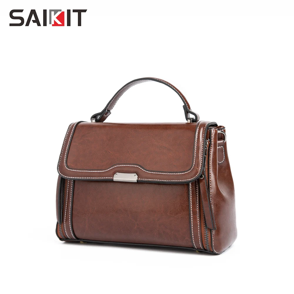 2021 Trending Cowhide Leather Lady Hand Purse Bags Oil wax leather shoulder Crossbody Women Handbags
2021 Trending Cowhide Leather Lady Hand Purse Bags Oil wax leather shoulder Crossbody Women Handbags