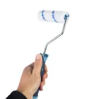 4" mini microfiber fabric paint roller brush