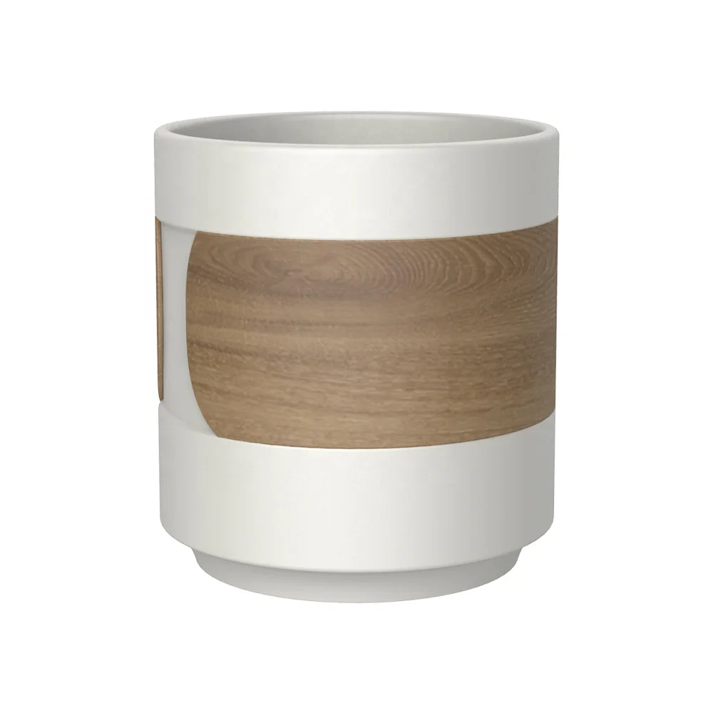 stackable eco wooden coffee mug cups ceramic mugs coffee mug set coffee cup with wooden sleeve, Black, white 
stackable eco wooden coffee mug cups ceramic mugs coffee mug set coffee cup with wooden sleeve, Black, white